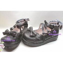 Lolita shoes boots black make to order style 1