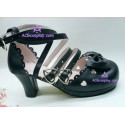 Lolita shoes boots black make to order style 7