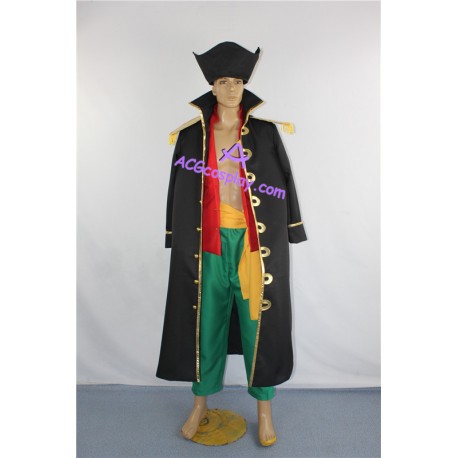 One Piece Blackbeard Cosplay Costume Marshall cosplay costume include hat