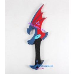 Kingdom Hearts Riku Keyblade cosplay prop pvc made