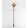 Magical Girl Lyrical Nanoha Hayate Yagami wand prop cosplay prop pvc made