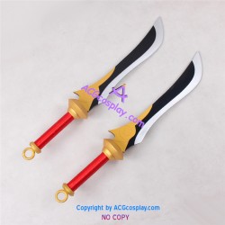 League of Legends Katarina Double Blades prop Cosplay Prop pvc made