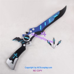 ELSWORD Dread Lord Gunblade and Knives prop Cosplay Props pvc made