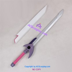 Magical Girl Lyrical Nanoha Signum Sword with Sheath prop Cosplay Prop pvc made