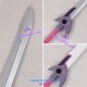 Magical Girl Lyrical Nanoha Signum Sword with Sheath prop Cosplay Prop pvc made