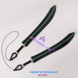 Seraph of the End / Owari no Serafu Kimiziki shiho Double Blades twin blade cosplay prop pvc made