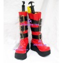 Togainu No Chi Rin Cosplay Red Boots cosplay shoes