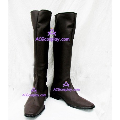 Trinity Blood dark brown cosplay shoes boots