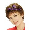 Women's 17cm Brown Short Curly Fashion Wig cosplay wig