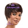 Women's 20cm Brown Short Fashion Wig cosplay wig