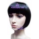 Women's 22cm Black Short Straight Wig cosplay wig