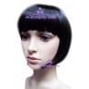 Women's 22cm Black Short Straight Wig cosplay wig