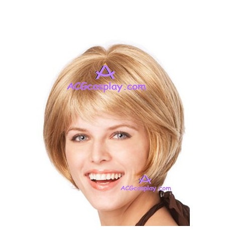 Women's 24cm Brown Short Fashion Wig style2 cosplay wig