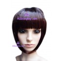 Women's 24cm Dark Brown Short Wig cosplay wig