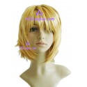 Women's 25cm Gold Short Fashion Wig style1 cosplay wig