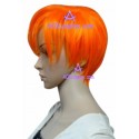 Women's 25cm Orange Short Fashion Wig style1 cosplay wig