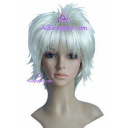 Women's 25cm White Short Fashion Wig cosplay wig