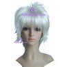 Women's 25cm White Short Fashion Wig cosplay wig