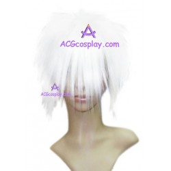 Women's 25cm White Short Fashion Wig style1 cosplay wig