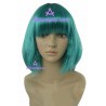 Women's 35cm Green Short Fashion Wig cosplay wig