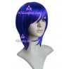 Women's 35cm Purple Short Straight Fashion Wig cosplay wig