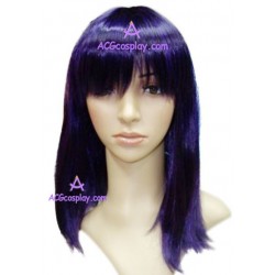 Women's 35cm Purple Short Straight Fashion Wig style1 cosplay wig