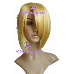 Women's 35cm Yellow Short Straight Fashion Wig cosplay wig