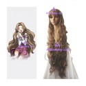 Code Geass Nunnally Vi Britainia Cosplay Wig 90cm blond wave