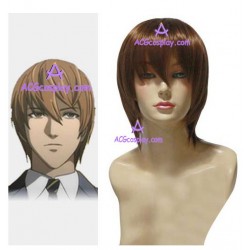 Death Note Light Yagami Kira Brown Cosplay Wig