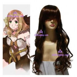 Hetalia Elizaveta Héderváry Light Brown Cosplay Wig