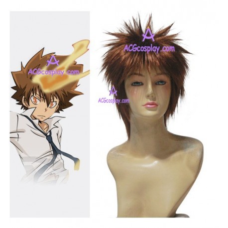 Katekyo Hitman Reborn! Sawada Tsunayoshi 25cm cosplay wig