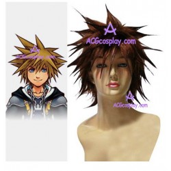 Kingdom Hearts II Sora SPIKY Cosplay Wig
