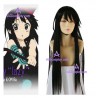 K-On! Mio Akiyama cosplay wig long wig black wig