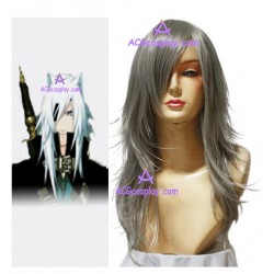 Lamento Rai Cosplay Wig greyish white long wig