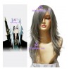 Lamento Rai Cosplay Wig greyish white long wig