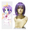 Lucky Star Hiiragi Tsukasa cosplay wig purple wig