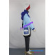 Pokemon Trainer Black Touya Cosplay Costume incl.bag and hat