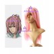 Nabari no Ou Raimei Shimizu Cosplay Wig pink long wig
