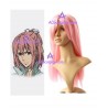 Nabari no Ou Raimei Shimizu Cosplay Wig pink long wig