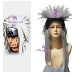 Naruto Jiraiya cosplay wig