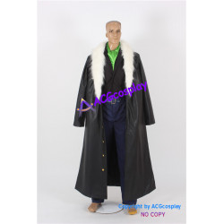 One Piece Crocodile Cosplay Costume faux leather made