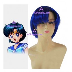 Sailor Moon Sailor Merkur Cosplay Wig
