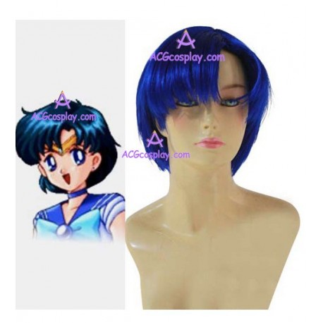 Sailor Moon Sailor Merkur Cosplay Wig