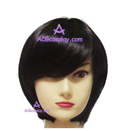 Women's 40cm Black Short Straight Fashion Wig cosplay wig