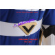 Power Rangers Lost Galaxy Blue Ranger Cosplay Costume include boots covers