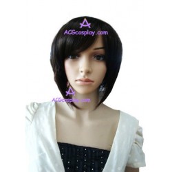 Women's 40cm Black Short Straight Fashion Wig version2 cosplay wig