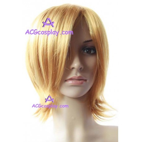 Women's 40cm Blond Short Straight Cosplay Wig cosplay wig