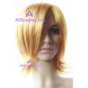 Women's 40cm Blond Short Straight Cosplay Wig