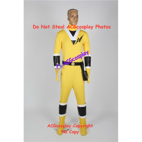 Power rangers Mighty Morphin Alien Rangers Yellow Ranger cosplay costume