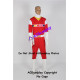 Power Rangers in Space Andros Red Space Ranger Cosplay Costume